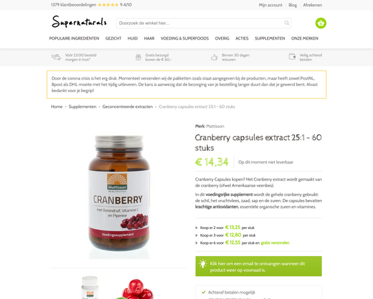 Cranberry Capsules Logo