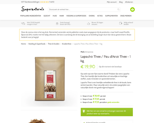 Lapacho / Pau d'Arco Thee Logo